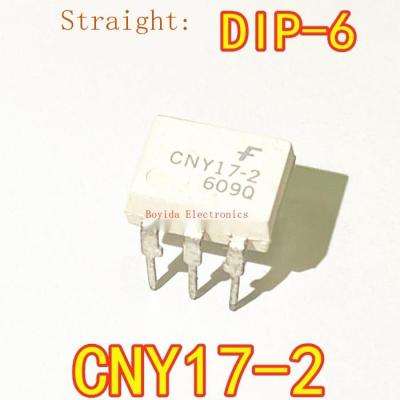 10Pcs นำเข้า CNY17-2 CNY17-2M DIP-6 In-Line Optocoupler ชิป Ic ELCNY17-2