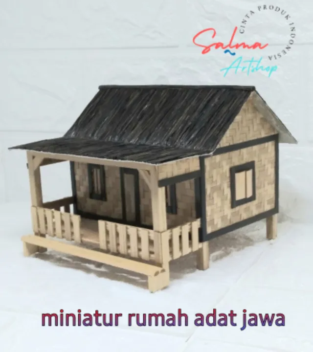 Miniatur Rumah adat /koleksi miniatur rumah Adat jawa tengah | Lazada