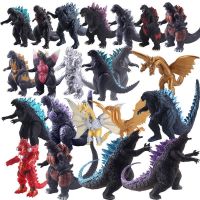 HOT!!!❄☍✐ cri237 BUY 5 GET 7!!Large Size Godzilla Monster Set Red Lotus Toho Three-headed Dragon Movie Toy Figure Soft Mechanical Dinosaur toy