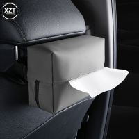 Leather Tissue Box Napkin Holder Car Tissue Box Home Living Room Holder Case Storage Hotel Carton Household Home Large Storage