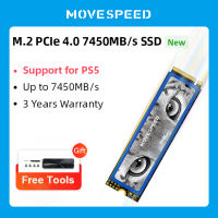 ความเร็วเคลื่อนที่7450MB/S SSD NVMe M.2 2280 2TB 1TB สถานะของแข็ง M2ฮาร์ดดิสก์ PCIe 4.0X4 2280 SSD ไดรฟ์สำหรับ PS5แล็ปท็อป PC