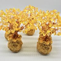 【cw】 Bonsai Money OrnamentsLucky Shui Ornaments Room Decoration  Resin Embellishments