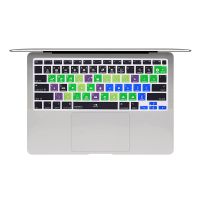 ▲❦ HRH Final Cut Pro X Shortcut Keyboard Cover Skin For MacBook Air 13.3 Inch A2179 A2337 M1 Chip 2021 2020 with Touch ID US Layout