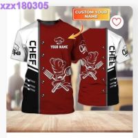 Custom Chef T Shirt 3D Sublimation Master Chef Tshirt Gift For Master Chef T SHIRT