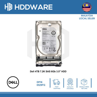 DELL 4TB 7.2K SAS 3.5 HDD // 0529FG // ST4000NM0023