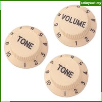 New Arrival Electric Guitar Knobs 1x Volume 2x Tone for SQ Guitar Accessory Beige