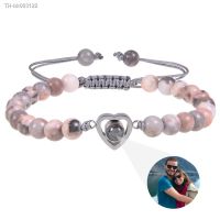 ▼◆♟ Custom Photo Projection Bracelet Personalized Natural Beads Bracelet with Picture inside I Love You Bracelet 100 Languages Gifts