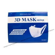 Khẩu trang 3D Mask Monji công nghệ dập Nhật Bản hộp 50 cái