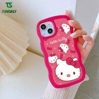 เคสโทรศัพท์ลายการ์ตูนน่ารักสีชมพูฮัลโหลคิตตี้ลายเคสนิ่มใส่โทรศัพท์ฝาหลัง TPU สำหรับ Y15S Y02 Y15A Y01 Y16 Y17 Y21T Y1S Y12A Y12S Y75 Y21S Y33S Y33T Y95 Y93 Y22S Y20i Y20S Y35 T1 v23E V21 V20 V25E