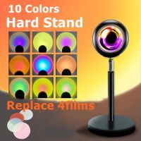 10 Color LED Projection Lamp Sunset Light Night Color Lamp Rainbow Lamp Home Coffee Bar Atmosphere Lighting background Lighting