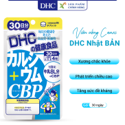 Viên uống bổ sung canxi DHC Nhật Bản Calcium + CBP giúp xương chắc khỏe