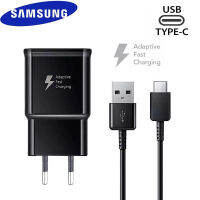 Original Samsung S8 S9 S10 Fast Charger 15W 9V1.67A 1.2M USB Type C สายอะแดปเตอร์ Eu/us/uk