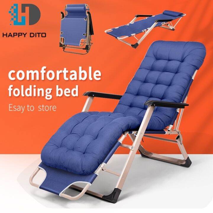 2 in1 Folding Bed Chair Portable Chair Outdoor folding chair With