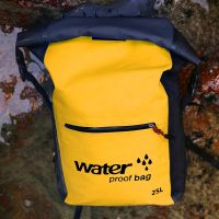 25L Waterproof Dry Bag Backpack Rucksack Storage Pack Sack Swimming Rafting Kayaking River Trekking Floating Sailing Canoe Boat