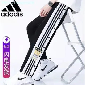 Adidas Split Button Side Track Snap Popper Pants, Women's Fashion, Bottoms,  Other Bottoms on Carousell