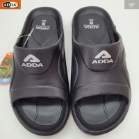 ADDA รองเท้าแตะลำลองแบบสวมผู้ชาย รุ่น 52201M-W สีดำ SIZE 5-10