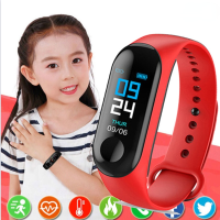 Smart Watch เด็กนาฬิกาเด็กสำหรับสาวเด็กกีฬาสร้อยข้อมือเด็กสายรัดข้อมือสายรัดข้อมือติดตามการออกกำลังกาย S Mart W Atch กันน้ำ