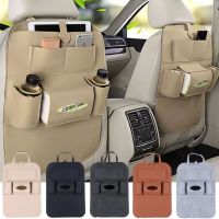 ☌ Car Interior For Cayman 987C Cayenne Mancan Boxster 911 Panamera Car Back Seat Trunk Organizer Hanging Car Rear Seat Storage Bag