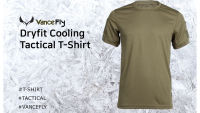 เสื้อยืดคอกลม Dryfit Cooling Tactical Shirt by VanceFly