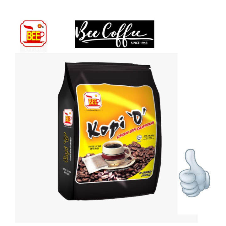 BEE Kopi ‘O’ (Black Coffee Without Sugar)( 20 sachets) Halal Lazada