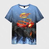 Blaze and The Monster Machines Kids Boys  Clothes for Teenagers T-shirt Anime Clothes