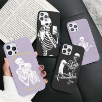 [Chu Nings Private Phone Case]นุ่มสำหรับ Huawei P30 P40 Lite E P20 Pro Y6 Y7 P Smart 2019 2021 Mate Honor 9X 8A 8X 10i 20i 10 20 Lite TPU ตลกกรณีกะโหลกศีรษะ