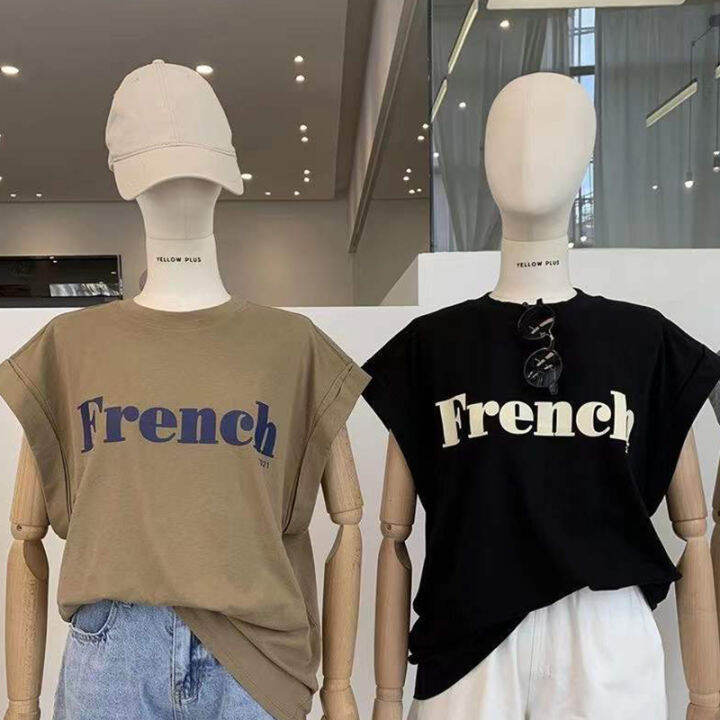 พร้อมส่ง-เสื้อยืดทรงหลวม-สำหรับผู้หญิง-ใส่สบายวันหยุด-เสื้อยืดเเขนสั้น