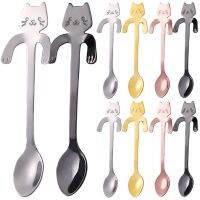 Cartoon Spoons Handle Teaspoons Dessert Scoops Tableware Gadgets