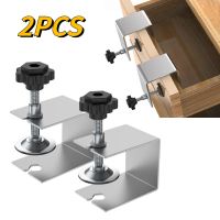 2Pcs Steel Drawer Front Installation Clamps Woodworking Jig Cabinet Tool Home Furniture Accessories Drawer Panel Clips Tools