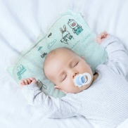 Gối Lõm Sơ Sinh- Gối Xô Cho Trẻ COTTON Thương Hiệu Goodmama