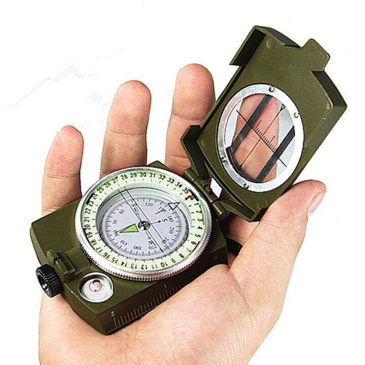 waterproof-high-precision-compass-outdoor-gadget-sports-hiking-mountaineering-professional-military-army-metal-sight