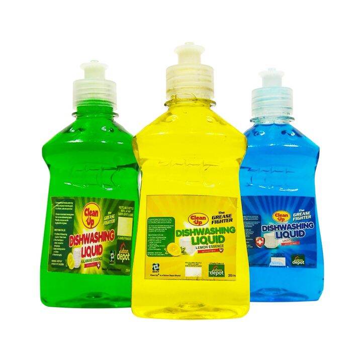 H&H 250ml Clean Up Unscented Dishwashing Liquid with Antibac Kitchen