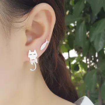 Cartoon hot sale stud earrings