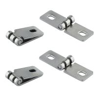 4Pcs Stainless Steel Nothing Frame Hinge with Screws Fold Nothing Frame Balcony Window Decorative Hinges for Vintage Wooden Box Accessories