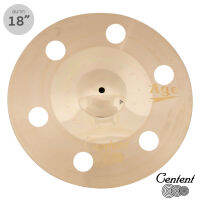 Centent B10A-18Z แฉ ขนาด 18 นิ้ว เจาะ 6 รู แบบ Ozone Cymbals จาก ซีรีย์ B10 Age ทำจากทองแดงผสม (Bronze Alloy โลหะผสมบรอนซ์ 90% + ทองแดง 10%)