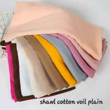 Plain cotton shawl on sale online