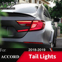 ไฟท้ายสำหรับรถยนต์ Honda Accord X G10 2018-2019 LED ไฟท้ายไฟตัดหมอกไฟทำงานกลางวัน DRL ปรับแต่งรถยนต์อุปกรณ์เสริมในรถยนต์