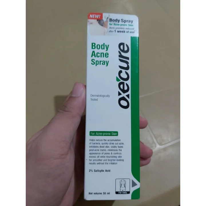 Oxecure Body Acne Spray 50ml Lazada PH