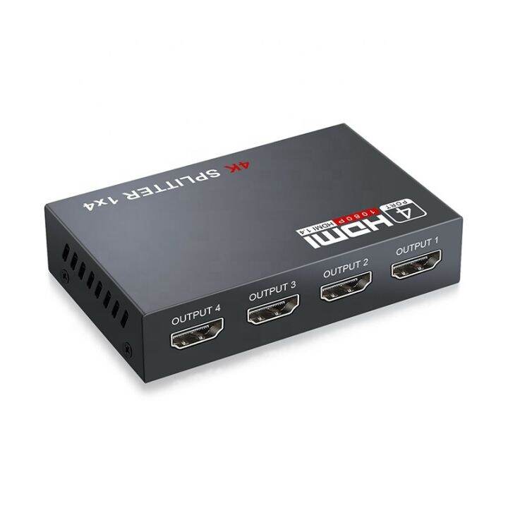 EWA 4HD HDMI Splitter 4 Port Hub Repeater Amplifier V1.4 3D 1080