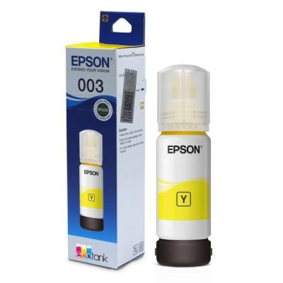 Epson 003 Yellwo Ink Bottle Ink cartridge สีเหลือง Epson 003 ของแท้ประกันศูนย์ 100%