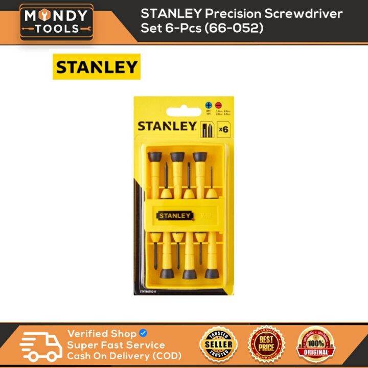 Stanley Precision Screwdriver Set 6-Pcs (66-052) (Original) | Lazada PH