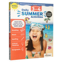 Genuine original book Evan Moore daily summer activities between g3-g4 daily exercise series summer comprehensive exercise book grade 3 summer vacation