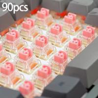 Lacooppia Mechanical Keyboard Switch การส่งผ่านแสงที่นุ่มนวลสำหรับ Ttc Gold Pink