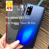 Original สำหรับ Huawei Honor V30 Pro/honor View 30 Pro ฝาหลังเคสกันน้ำกระจกด้านหลังอะไหล่เลนส์