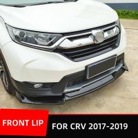 Car Front Bumper Splitter Lip Chin Spoiler Body Kit Diffuser Protector Guard For Honda For CRV 2017 2018 2019 Exterior Tuning Hand Tool Parts Accessor