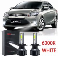 หลอดไฟตัดหมอก 6000K สีขาว สําหรับ TOYOTA VIOS NCP150 2014 2015 2016 2017 2 ชิ้น Accessories