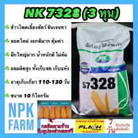 ข้าวโพดเลี้ยงสัตว์ เอ็นเค NK 7328 เบอร์3 (3 หุน) ขนาด 10 กิโลกรัม ซินเจนทา ข้าวโพดสัตว์ เมล็ดเล็ก ลอตใหม่ งอกดี ฝักใหญ่ ผลผลิตสูง ทนแล้ง