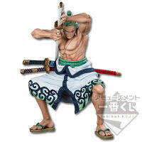 Zoro Wano (The Brush) ของแท้ JP แมวทอง - Super Master Stars Piece Banpresto [โมเดลวันพีช]