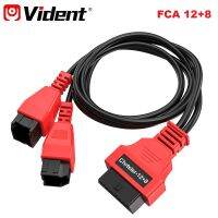 VIDENT FCA 12 8อะแดปเตอร์สำหรับ Chrysler OBD2 Connector 12 Pin ถึง8 Pin สายวินิจฉัย FCA 12 8สายเชื่อมต่อทำงานบน800Pro