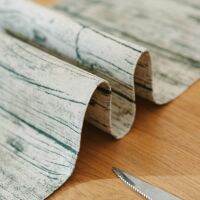 Retro Wood Grain Creative CottonLinen Table Runner Home Deco Tea Table Flag Cloth Cover Wedding Party Accessory